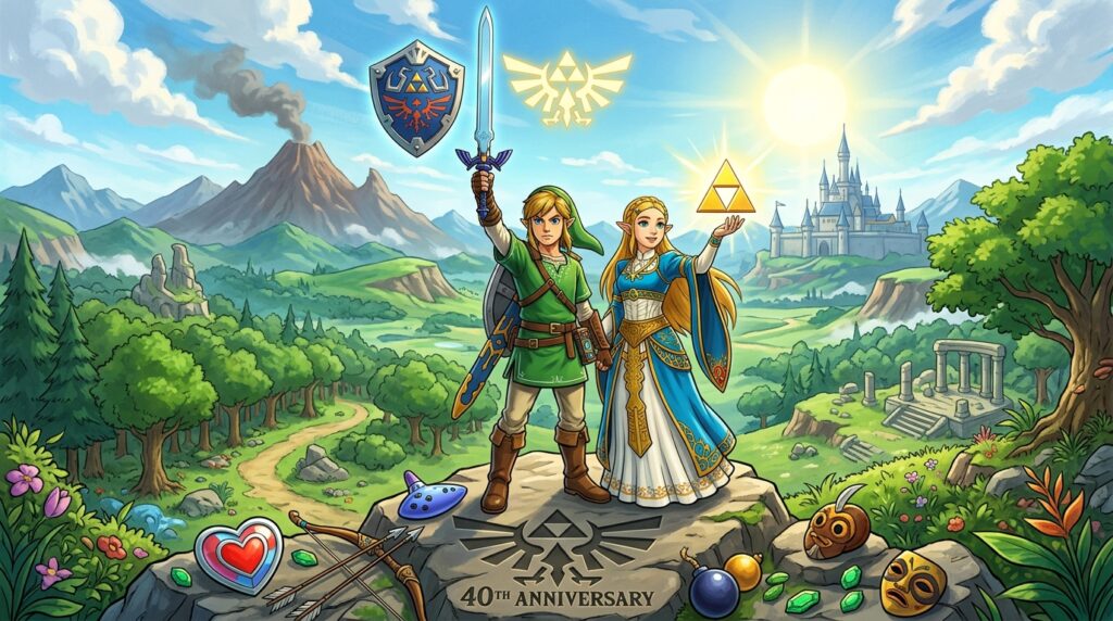 Legend of Zelda 40th anniversary