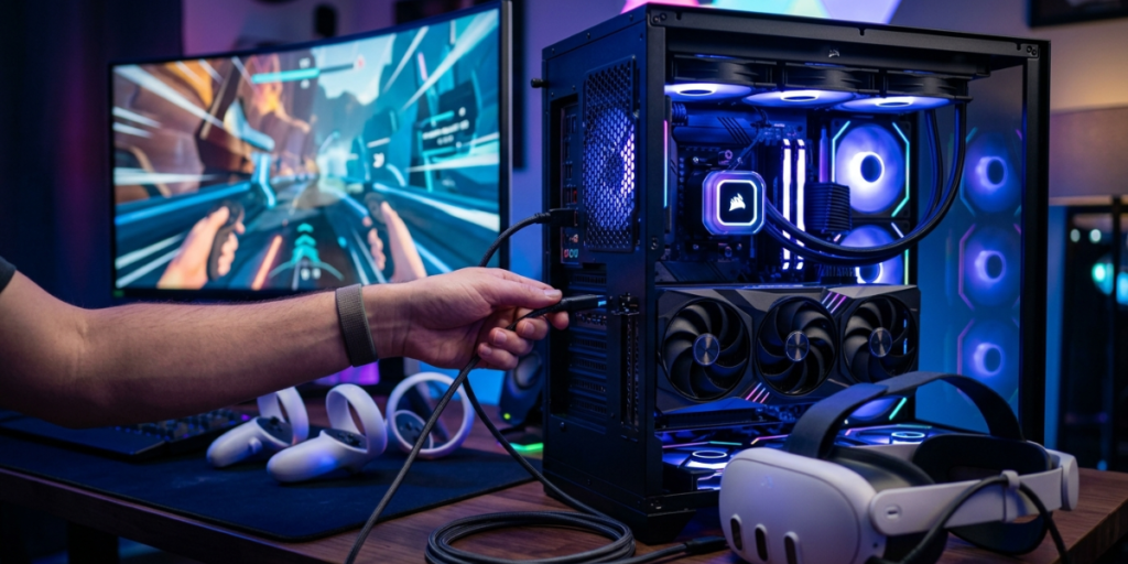 how to set up gaming PC for VR